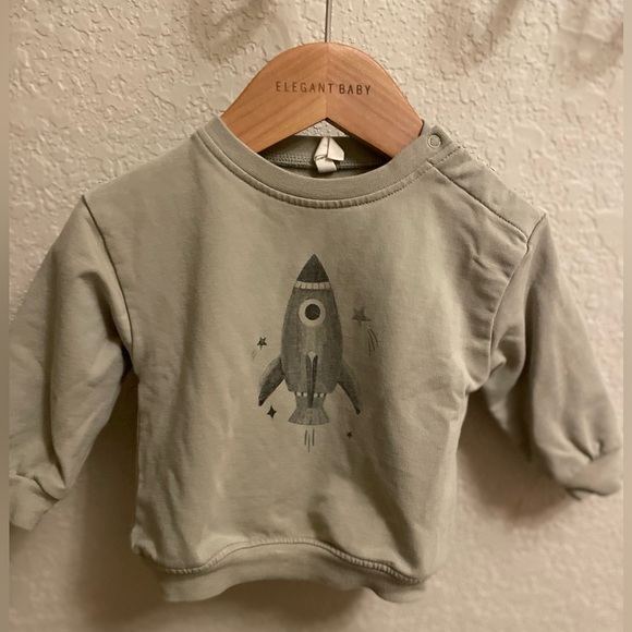 Rylee + Cru rocket sweatshirt and smiley jogger (3-6 months) - Picture 3 of 8